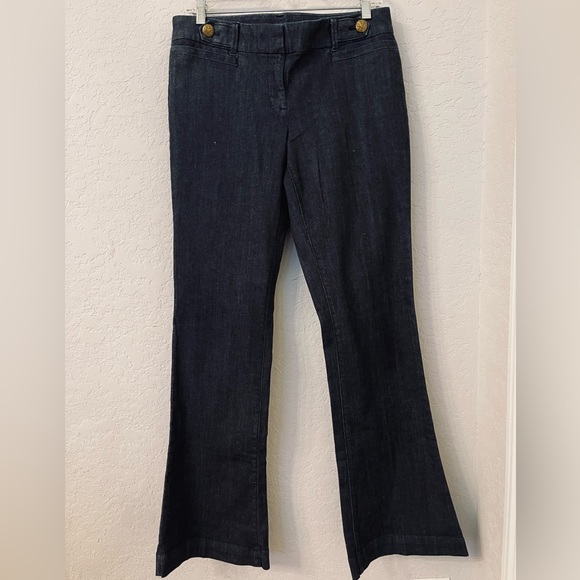 The Limited Fit & Flare 678 Dark Wash Woman’s Trouser Jean size:6 - Picture 3 of 10